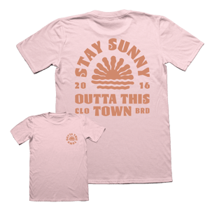 Image of Stay Sunny T-Shirt | Cotton Pink 🌅