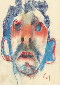 Image 2 of Raised - Sketchbook Drawing in Soft Pastels on Paper 