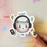 Image 3 of Locked In Sparkle Sticker