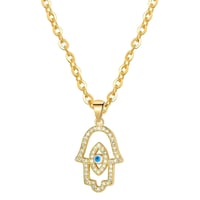 Image 2 of Noir Evil Eye Necklace
