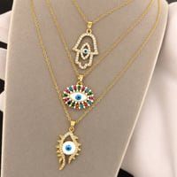 Image 3 of Noir Evil Eye Necklace
