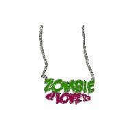 Image 1 of zombie love necklace