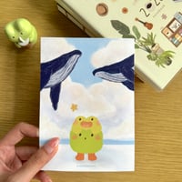 Whale Gazing | A6 Art Print