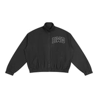 Image 1 of Unisex Striped Full-Zip Track Jacket
