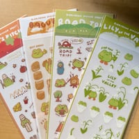 Image 1 of Transparent Sticker Sheets | 4 Designs