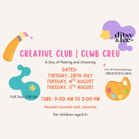 Image 1 of SUMMER : Kids Creative Club | Clwb Creu
