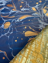 Image 3 of One-of-a-kind hand marbled paper  - 'Kigoi' 