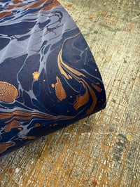 Image 6 of One-of-a-kind hand marbled paper  - 'Kigoi' 