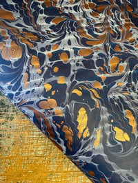 Image 5 of One-of-a-kind hand marbled paper  - 'Kigoi' 