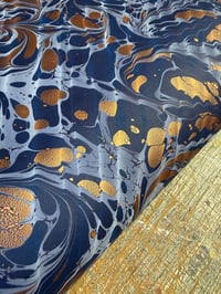 Image 8 of One-of-a-kind hand marbled paper  - 'Kigoi' 