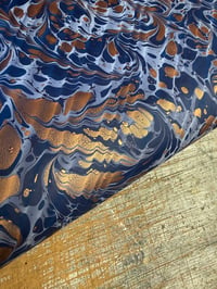 Image 9 of One-of-a-kind hand marbled paper  - 'Kigoi' 