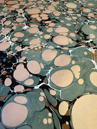 Image 1 of One-of-a-kind hand marbled paper  - 'Mottled' 