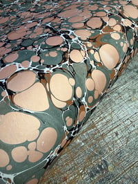 Image 3 of One-of-a-kind hand marbled paper  - 'Mottled' 