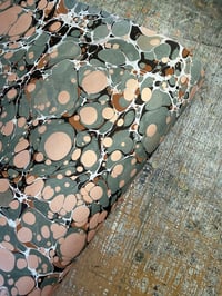 Image 5 of One-of-a-kind hand marbled paper  - 'Mottled' 