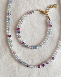 Image 3 of Collar y Pulsera Fluorita