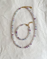 Image 1 of Collar y Pulsera Fluorita