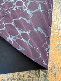 Image 5 of One-of-a-kind hand marbled paper  - 'Ciarán'