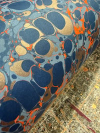 Image 2 of One-of-a-kind hand marbled paper  - 'Beacon' 