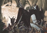 Summoned from the Depths (Knave 2e Cover) 18" X 24" Color Poster