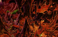Volcanic Underworld (DCC RPG Endsheet) 18" X 24" Color Poster