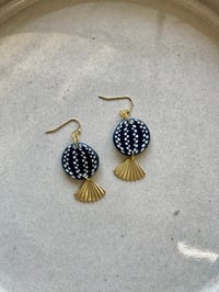 Image 3 of Polymer Clay Earrings - Disco Fish