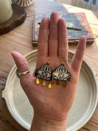 Image 2 of Polymer Clay Earrings - Jet Setter