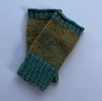 Image 1 of Hand Knitted Wrist Warmers in Scottish Wool