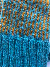 Image 4 of Hand Knitted Wrist Warmers in Scottish Wool