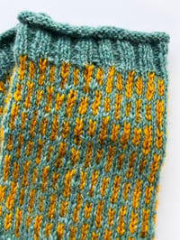 Image 5 of Hand Knitted Wrist Warmers in Scottish Wool