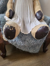 Image 4 of Large Vintage Mohair Bear named  "Gwen"  circa 1930's