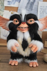 PREORDER Mohawk Mogwai Art Doll | Handmade Poseable Collectible | Premium Faux Fur | Fan Art