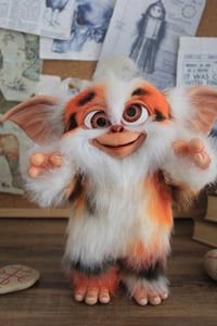 PREORDER Fan art Daffy Art Doll, handmade Mogwai figure Gremlins 2, 80s movie collectible