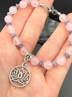 8mm Rose Quartz Clasp Bracelet
