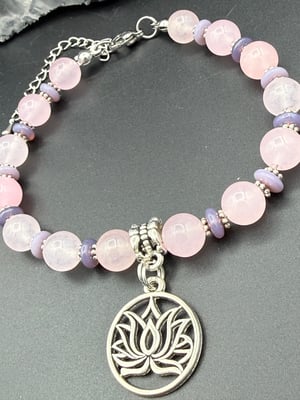 8mm Rose Quartz Clasp Bracelet