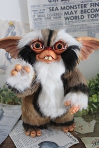 PREORDER Lenny Mogwai Art Doll  | Handmade Poseable Collectible | Premium Faux Fur | Resin Parts