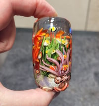 Image 2 of XXXL. Tropical Metropolis Coral Reef Aquarium - Flameworked Glass Sculpture 