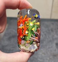 Image 3 of XXXL. Tropical Metropolis Coral Reef Aquarium - Flameworked Glass Sculpture 
