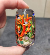 Image 4 of XXXL. Tropical Metropolis Coral Reef Aquarium - Flameworked Glass Sculpture 