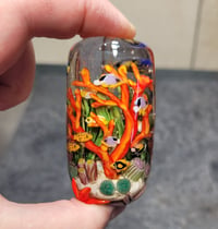 Image 5 of XXXL. Tropical Metropolis Coral Reef Aquarium - Flameworked Glass Sculpture 