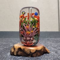 Image 10 of XXXL. Tropical Metropolis Coral Reef Aquarium - Flameworked Glass Sculpture 