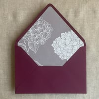 Image 2 of Custom made order - 105 x white ink printing on white vellum paper for A8 euro flap envelope