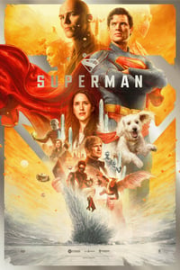 SUPERMAN 24x36" Screen-Print Steel Silver Variant - Artist Proof