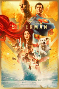 SUPERMAN 24x36" Screen-Print Hope Gold Variant - Artist Proof