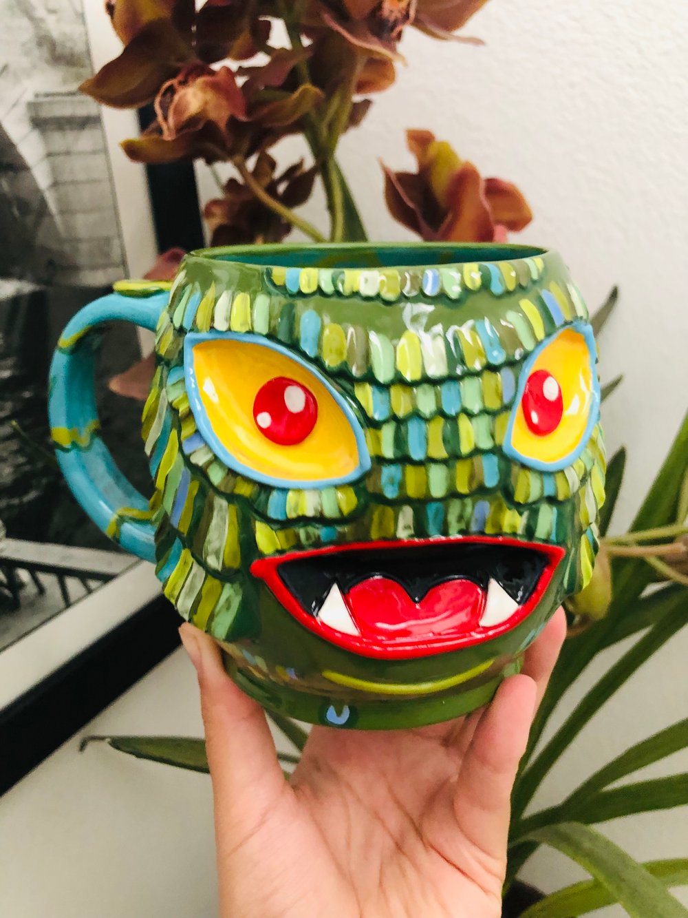 Image of Reserved for Satanic Puppeteer - creature mug