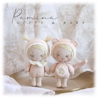 Image 1 of PAMINA KITTY & BABY Patron crochet