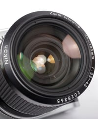 Image 9 of Nikon FM 35mm SLR film camera with Zoom NIKKOR 35-105mm lens TESTED #2871