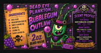 Image 5 of Dead Eye Plankton: Bubblegum Outlaw “Sweet grape smoke with outlaw swagger.” 🍇🔥🤠