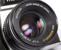 Image 9 of Minolta XE-5 35mm SLR Film Camera + MD Rokkor X 50mm F1.7 MC lens #2874