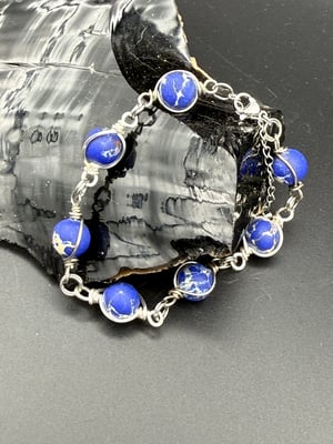 10mm Matte Sea Sediment Jasper Clasp Bracelet
