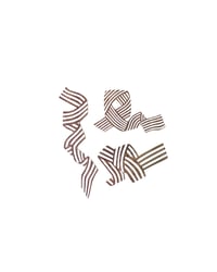Image 1 of Set of 3 Mini Ribbon Prints in Walnut
